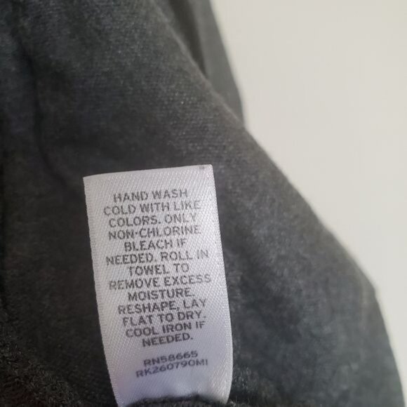 14TH & UNION Womens Cardigan SZ S Gray Black Snap Button Dark Academia Minimal - Picture 10 of 11